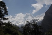 Manaslu North seen from upper Dudha Khola valley.JPG